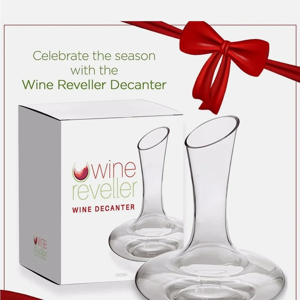 Wine Reveller NWT Glass Wine Decanter - Picture 7 of 7